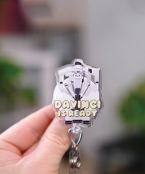 Davinci Roboter-Acrylabzeichenrolle Davinci Roboter-Acrylabzeichenrolle